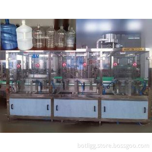 Rotary / Linear Automatic Water Filling Machinery With Roun